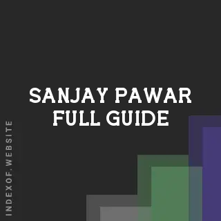 Sanjay Pawar Full Guide | Indexof