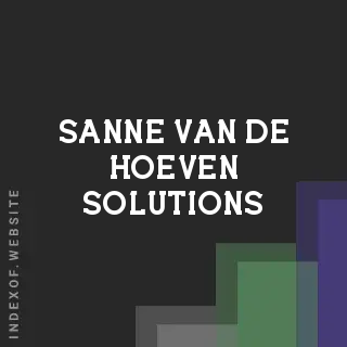 Sanne van de Hoeven Solutions | Indexof
