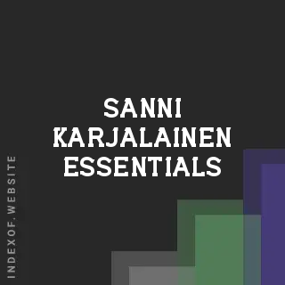 Sanni Karjalainen Essentials | Indexof