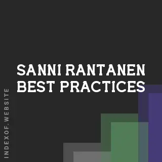 Sanni Rantanen Best Practices | Indexof