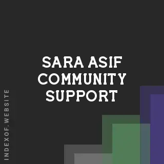 Sara Asif Community Support | Indexof
