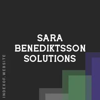 Sara Benediktsson Solutions | Indexof