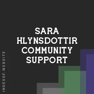 Sara Hlynsdottir Community Support | Indexof