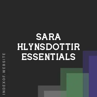 Sara Hlynsdottir Essentials | Indexof