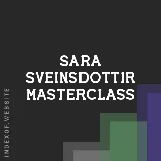 Sara Sveinsdottir Masterclass | Indexof