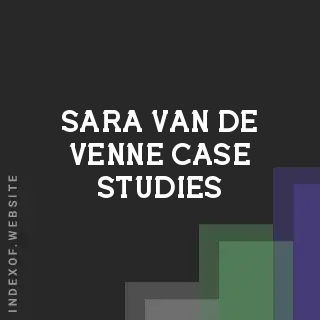Sara van de Venne Case Studies | Indexof