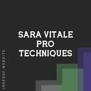 Sara Vitale Pro Techniques | Indexof