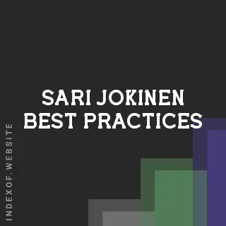 Sari Jokinen Best Practices | Indexof