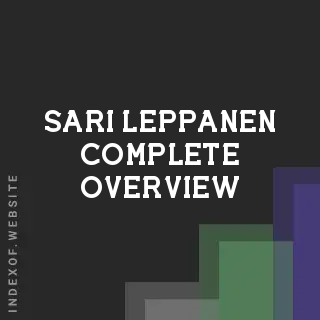 Sari Leppanen Complete Overview | Indexof