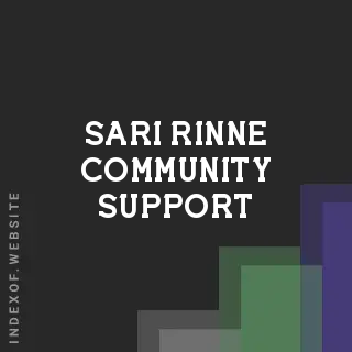 Sari Rinne Community Support | Indexof