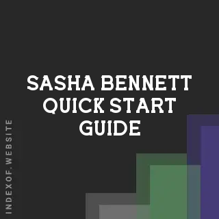 Sasha Bennett Quick Start Guide | Indexof