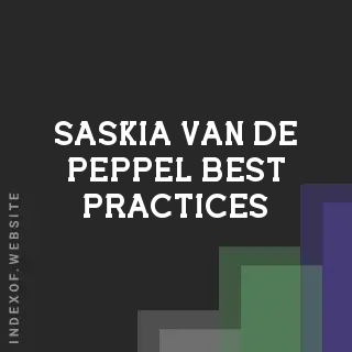 Saskia van de Peppel Best Practices | Indexof