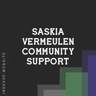 Saskia Vermeulen Community Support | Indexof