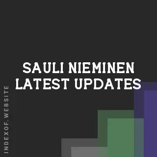 Sauli Nieminen Latest Updates | Indexof