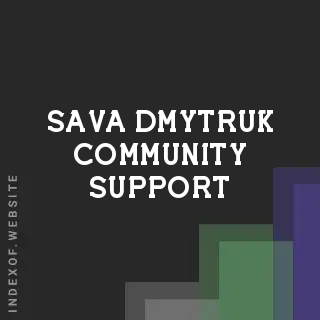 Sava Dmytruk Community Support | Indexof