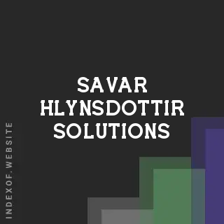 Savar Hlynsdottir Solutions | Indexof