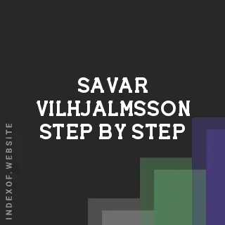 Savar Vilhjalmsson Step-by-Step | Indexof