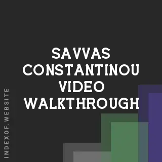 Savvas Constantinou Video Walkthrough | Indexof