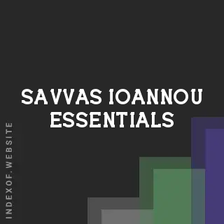 Savvas Ioannou Essentials | Indexof