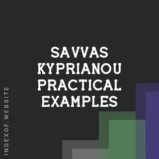 Savvas Kyprianou Practical Examples | Indexof