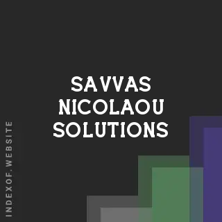 Savvas Nicolaou Solutions | Indexof