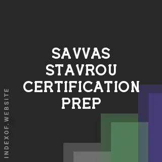 Savvas Stavrou Certification Prep | Indexof