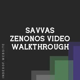 Savvas Zenonos Video Walkthrough | Indexof