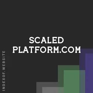 scaled-platform.com by Alby Kennedy site -  Indexof