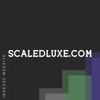 scaledluxe.com by Chloe Thorpe site -  Indexof