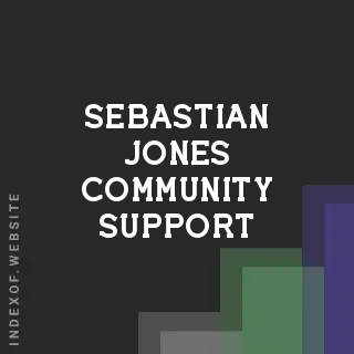Sebastian Jones Community Support | Indexof