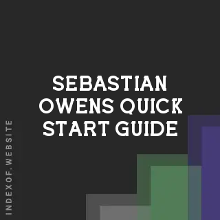 Sebastian Owens Quick Start Guide | Indexof