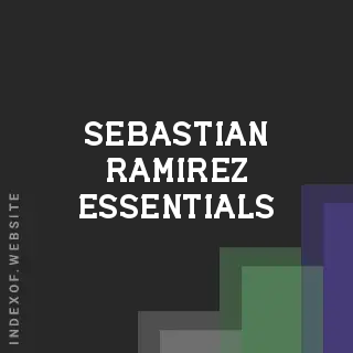 Sebastian Ramirez Essentials | Indexof