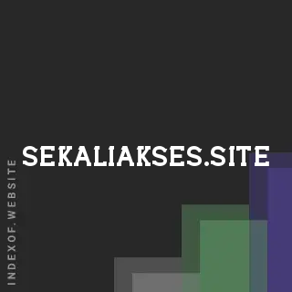sekaliakses.site by Tito Malvar site -  Indexof