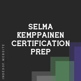 Selma Kemppainen Certification Prep | Indexof