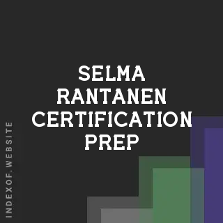 Selma Rantanen Certification Prep | Indexof