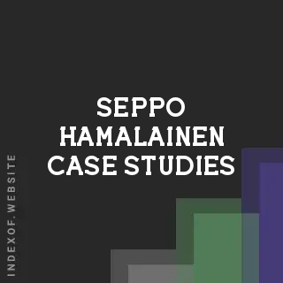 Seppo Hamalainen Case Studies | Indexof