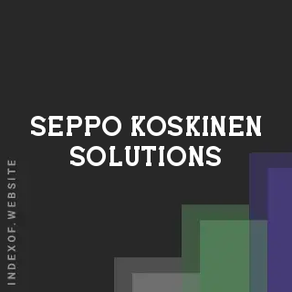 Seppo Koskinen Solutions | Indexof