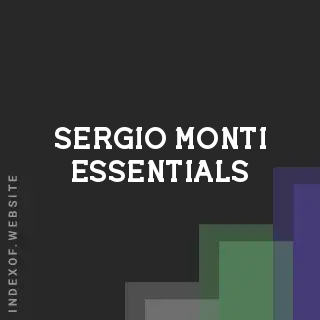 Sergio Monti Essentials | Indexof
