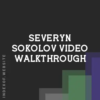 Severyn Sokolov Video Walkthrough | Indexof