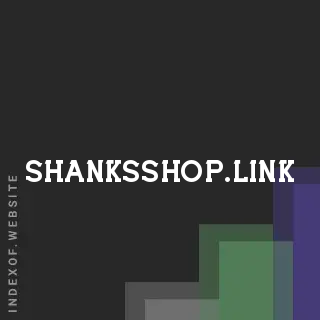 shanksshop.link by Oliver Zacho site -  Indexof