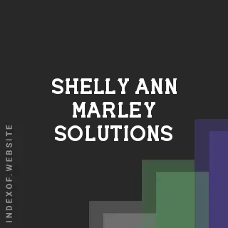 Shelly-Ann Marley Solutions | Indexof