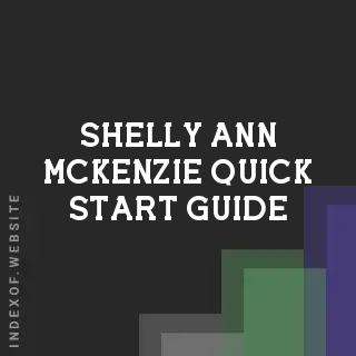 Shelly-Ann McKenzie Quick Start Guide | Indexof