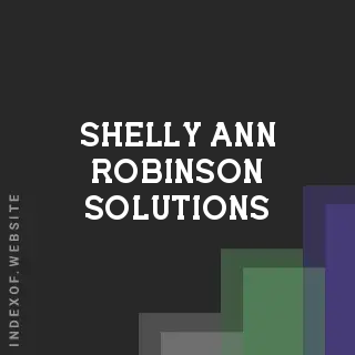 Shelly-Ann Robinson Solutions | Indexof