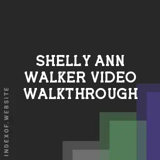Shelly-Ann Walker Video Walkthrough | Indexof