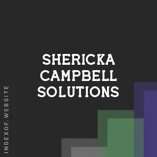 Shericka Campbell Solutions | Indexof