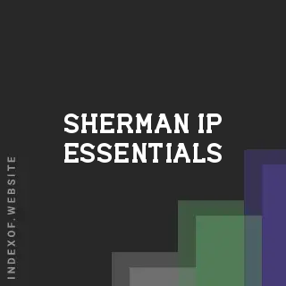 Sherman Ip Essentials | Indexof