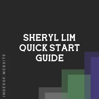 Sheryl Lim Quick Start Guide | Indexof