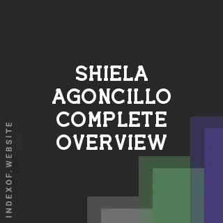 Shiela Agoncillo Complete Overview | Indexof