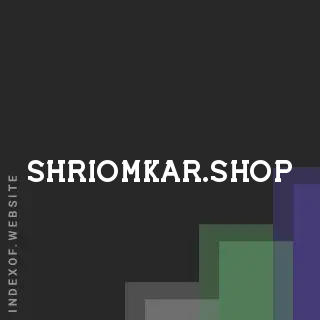 shriomkar.shop by Giray Ozturk site -  Indexof