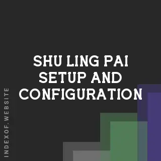 Shu-ling Pai Setup and Configuration | Indexof